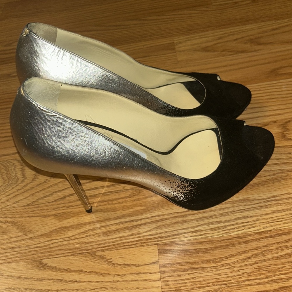 Jimmy Choo open toed pumps size 8.5. - Picture 3 of 7